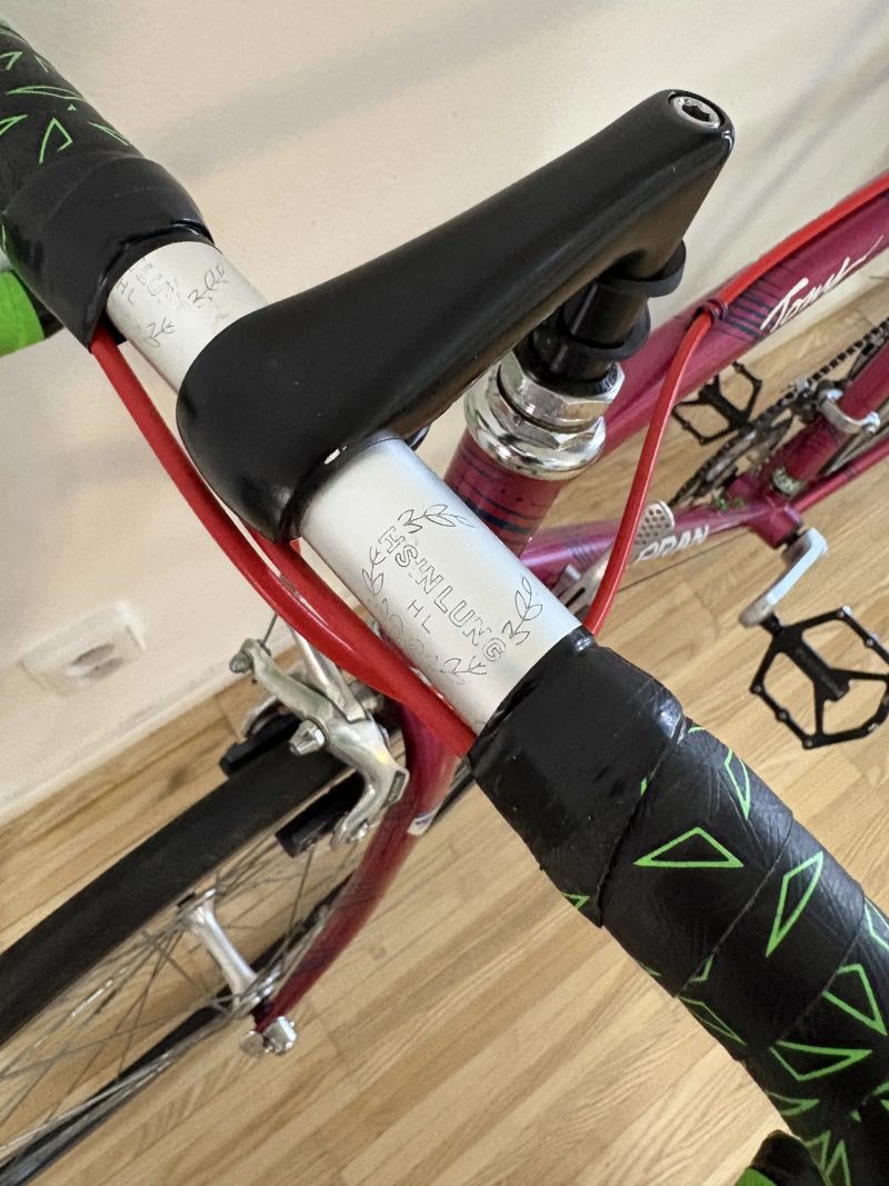 Retro silniční kolo Olpran — chromoly rám, Shimano, 56 cm