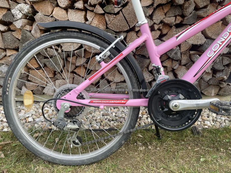 Condor 22" CONDOR alu 18sp dívčí - růžová
