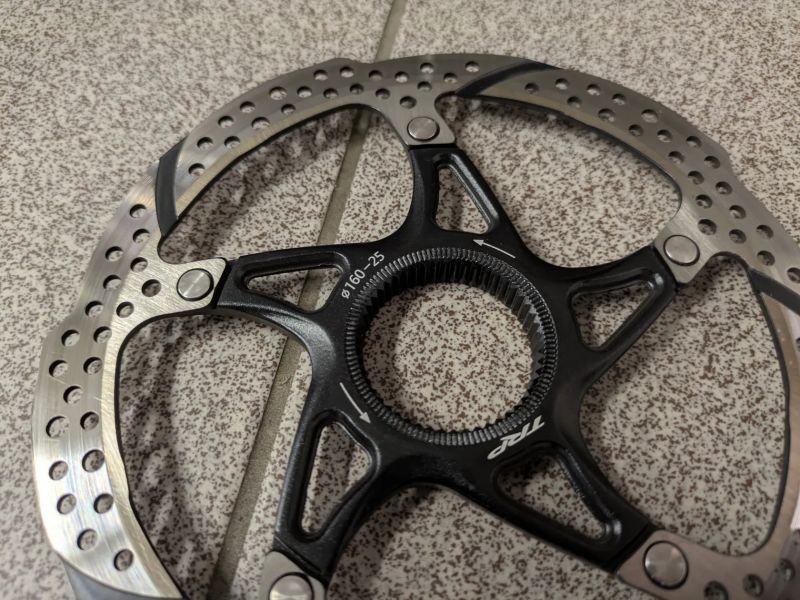 2ks kotouč TRP TR-25 160mm Centerlock