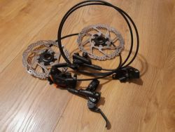 Komplet nové brzdy Shimano BR-M6100 + kotouče SM-RT54