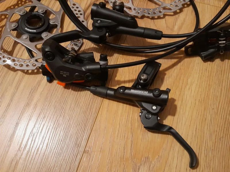 Komplet nové brzdy Shimano BR-M6100 + kotouče SM-RT54