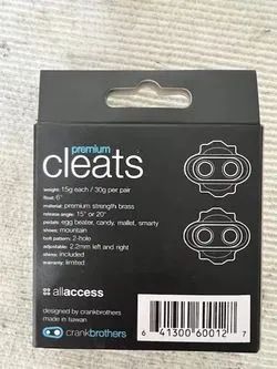 Crankbrothers, Time cleats