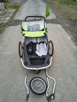 "Vytuněný" cyklovozík Croozer for 2 kids