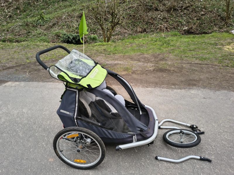 "Vytuněný" cyklovozík Croozer for 2 kids