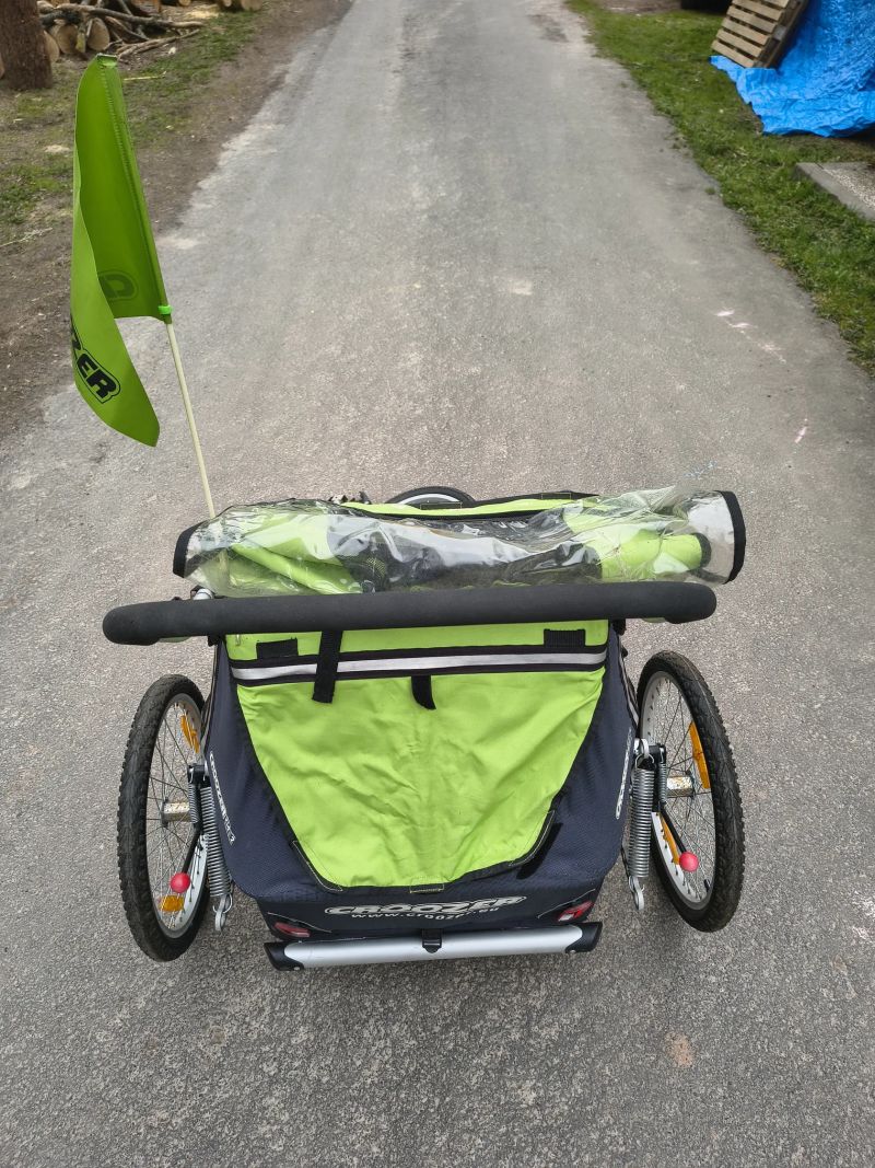 "Vytuněný" cyklovozík Croozer for 2 kids