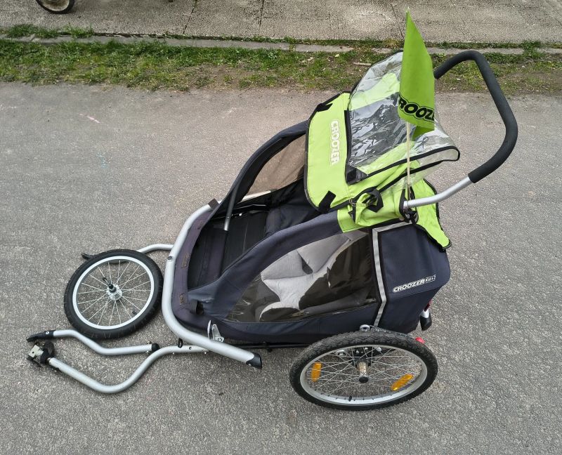 "Vytuněný" cyklovozík Croozer for 2 kids