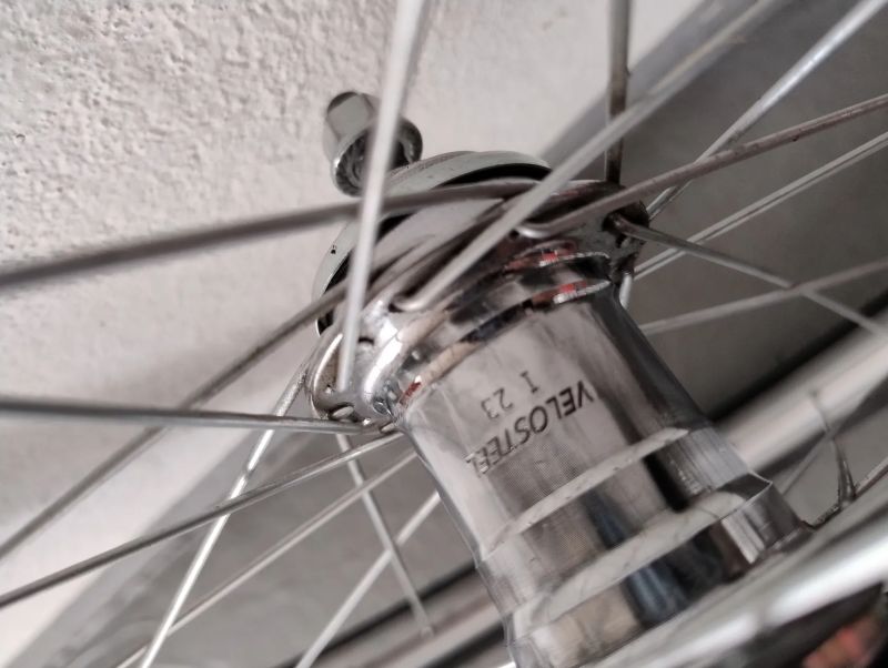 OEM komplet zapletené kola přední +zadní 24 540-21 36d Velosteel torpedo (stříbrná)