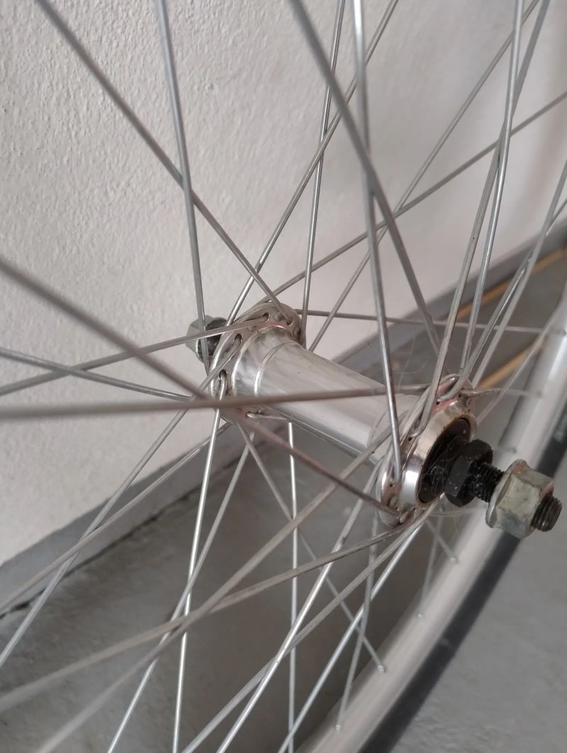 OEM komplet zapletené kola přední +zadní 24 540-21 36d Velosteel torpedo (stříbrná)