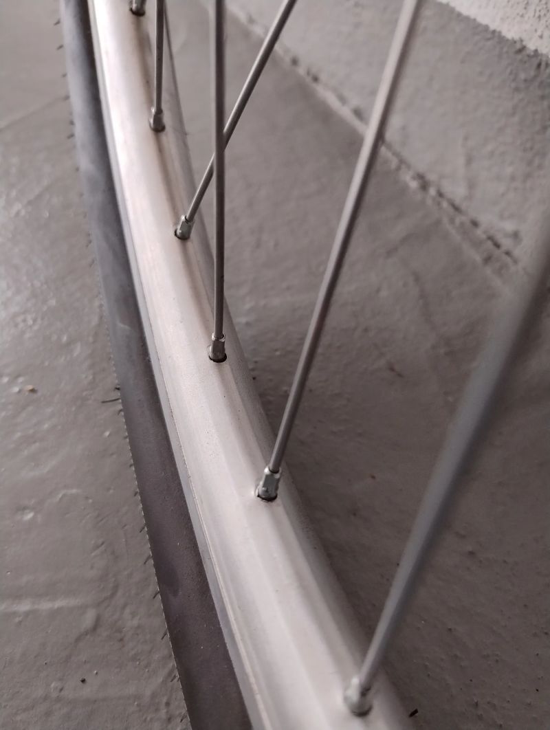 OEM komplet zapletené kola přední +zadní 24 540-21 36d Velosteel torpedo (stříbrná)