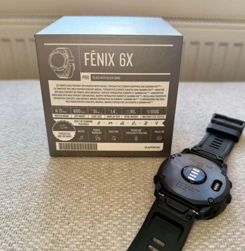 Prodám Garmin Fenix 6X Pro – TOP stav, CZ distribuce, kompletní balení