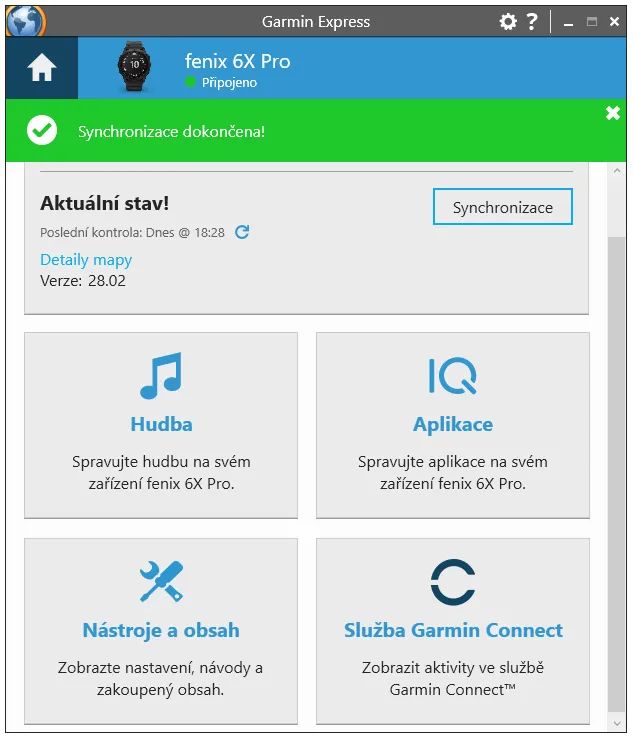 Prodám Garmin Fenix 6X Pro – TOP stav, CZ distribuce, kompletní balení