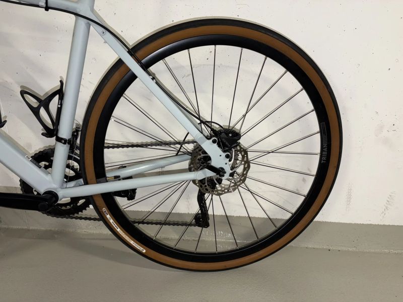 Gravel/Silniční Triban RC120, sada GRX 2x10, hydraulické brzdy, pláště Panaracer Gravelking 700x38