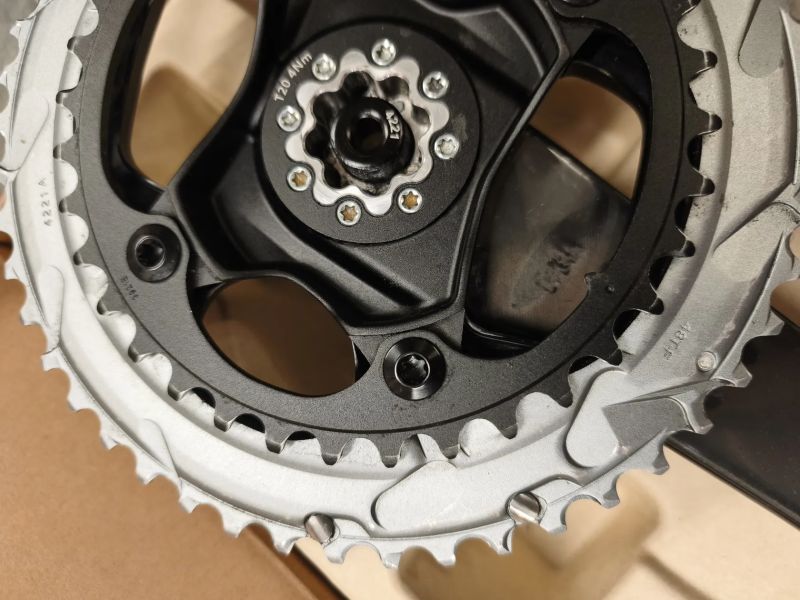 karbonové kliky SRAM Force Axs s převodníkem 48-35 175mm TOP