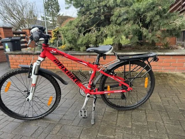 Dětské kolo 24" Maxbike – jako nové, blatníky, nosič