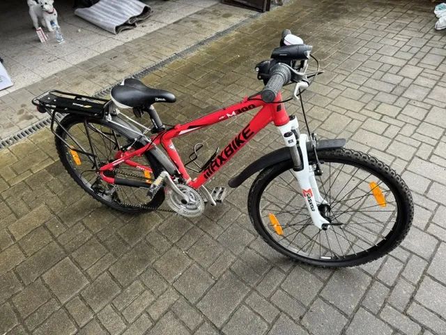 Dětské kolo 24" Maxbike – jako nové, blatníky, nosič