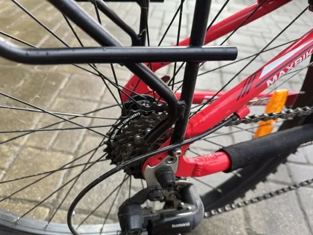 Dětské kolo 24" Maxbike – jako nové, blatníky, nosič