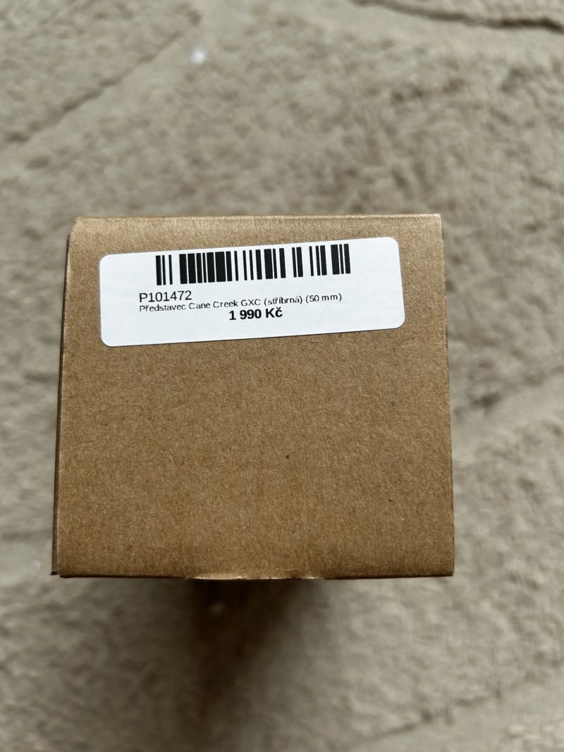 Představec Cane Creek GXC 50mm na 31,8mm, stříbrná