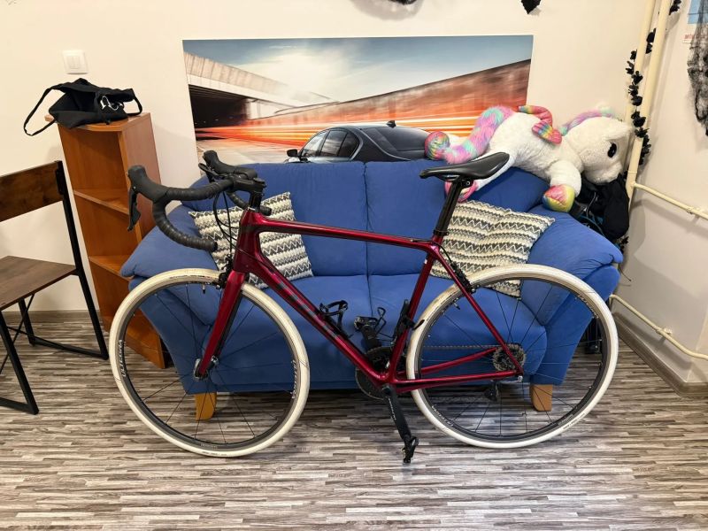 Trek Emonda SL6 - karbonová silnice – Vel. 58, Ultegra, Powermeter