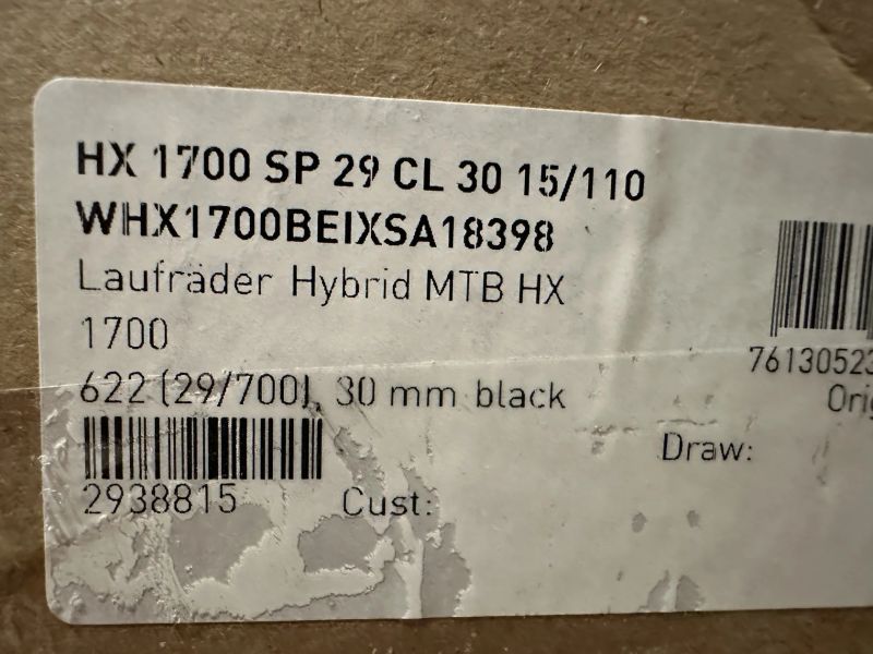 DT Swiss HX 1700 Spline 29", ořech SRAM XD, Centerlock, náboj DT 350 Hybrid, nová, záruka 2 roky