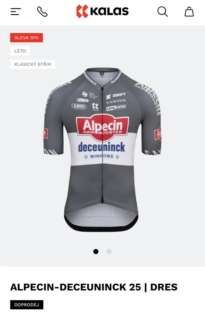 Cyklo dresy Kallas, Cannndale L