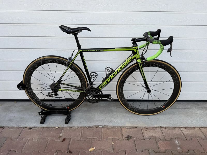 !! 5,8 kg !! Cannondale SuperSix EVO Hi-Mod vel.52, SRAM RED22, Easton EC90 55 karbonova kola, SLEVA
