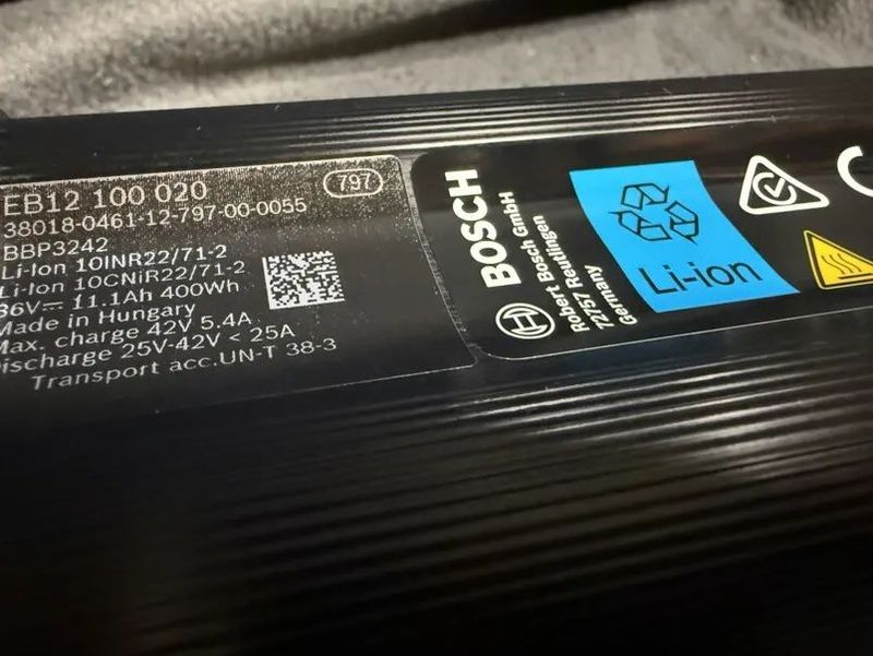 BATERIE DO ELEKTROKOLA BOSCH COMPACTTUBE 400Wh