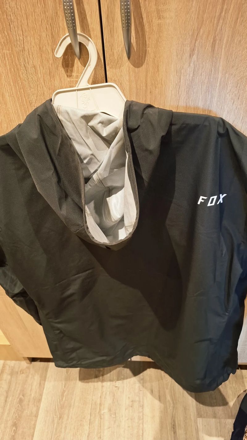 Pánská Cyklistická Bunda FOX Ranger 2.5L Water černá 2XL