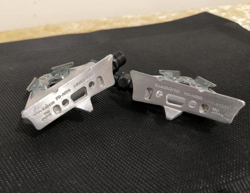 Shimano A550 retro pedály 