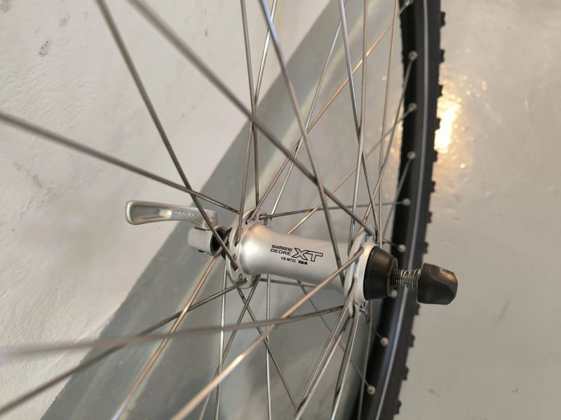 Shimano XT, Mavic X225, Michelin 26