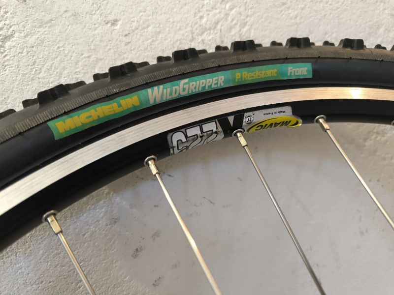 Shimano XT, Mavic X225, Michelin 26