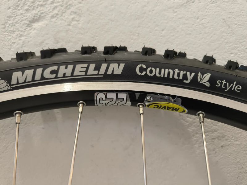 Shimano XT, Mavic X225, Michelin 26
