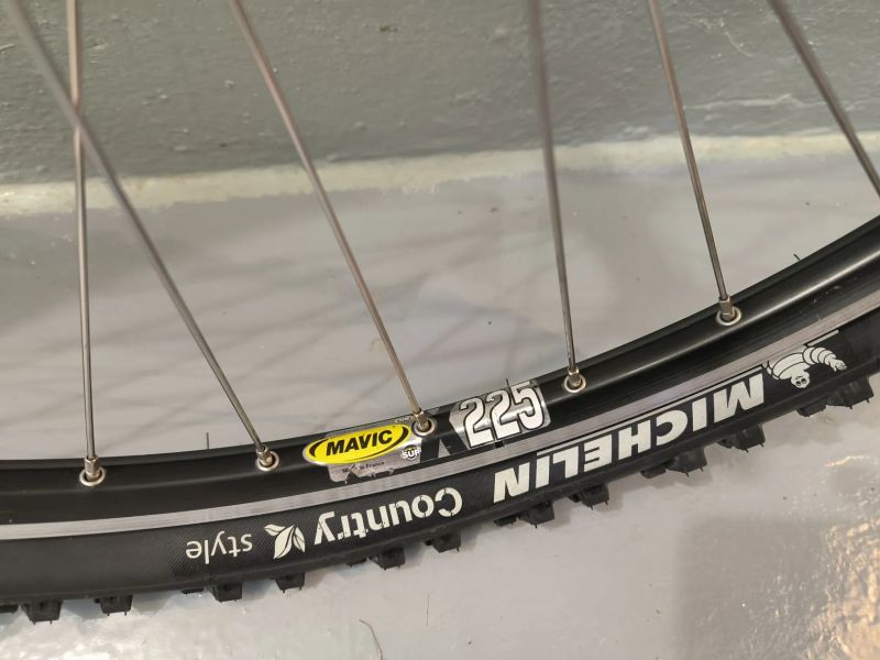 Shimano XT, Mavic X225, Michelin 26