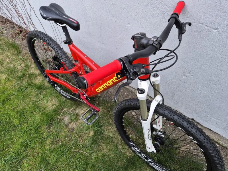 Celoodpružené kolo Cannondale, vel.S, převody 1x10