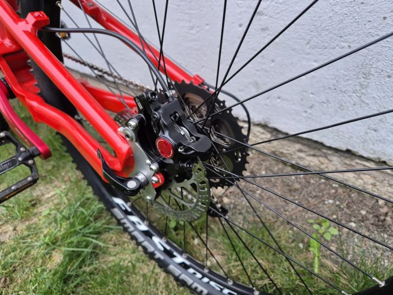 Celoodpružené kolo Cannondale, vel.S, převody 1x10