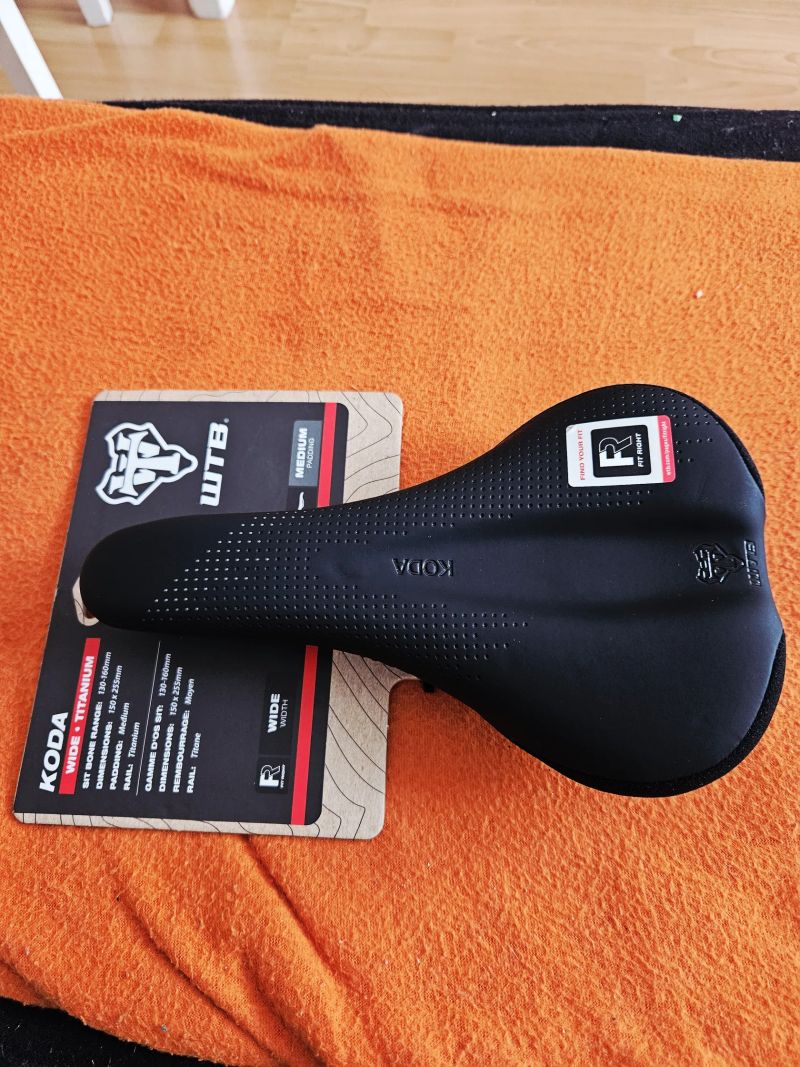 Nové sedlo WTB Koda Titanium Wide 218g