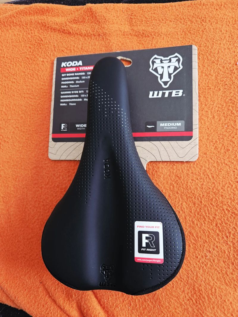 Nové sedlo WTB Koda Titanium Wide 218g