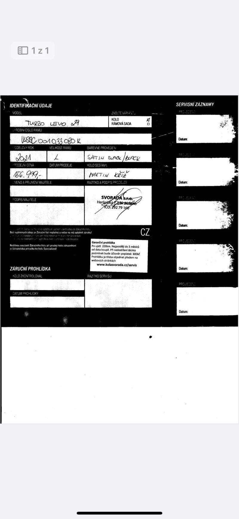 Specialized Turbo Levo velikost L černé 