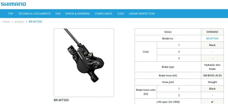 NOVÉ Shimano brzdový set BL- MT501 + BR - MT500