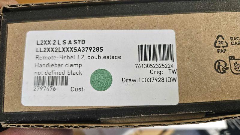  DT SWISS ovládací páčka L2 Doublestage 