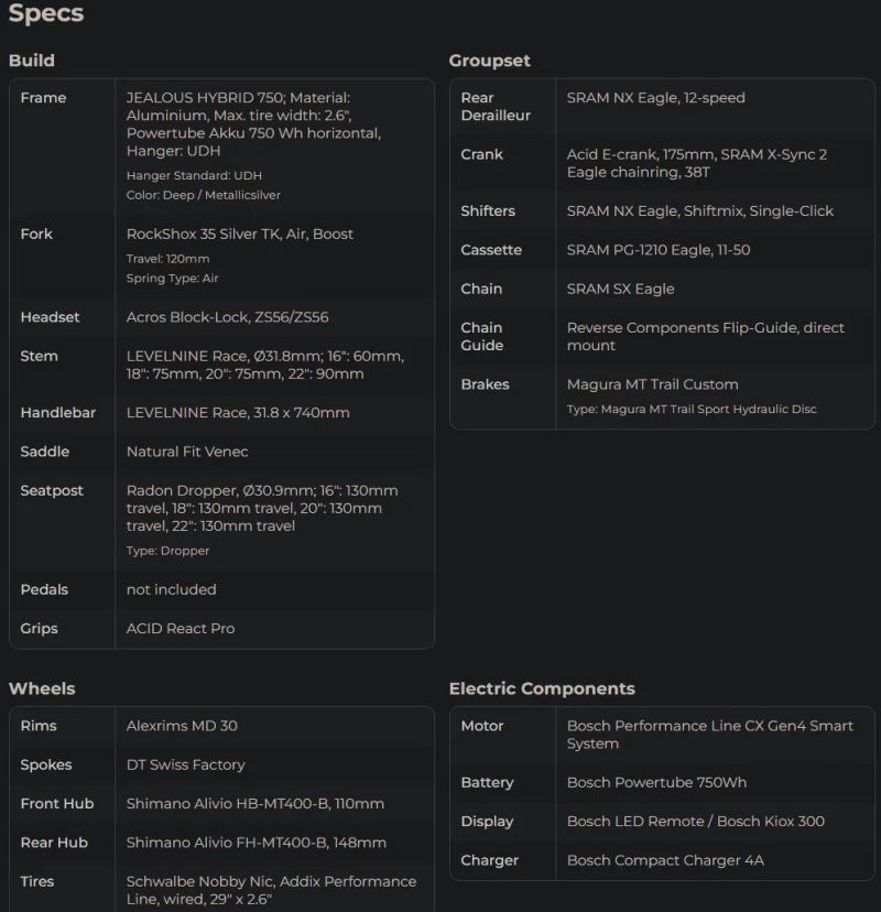 Radon JEALOUS HYBRID 9.0 750