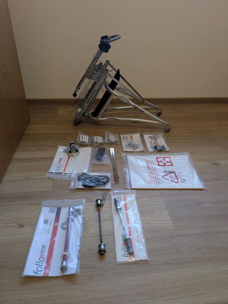 FollowMe Tandem s adaptéry na RU, plnou a pevnou osu boost+nonboost