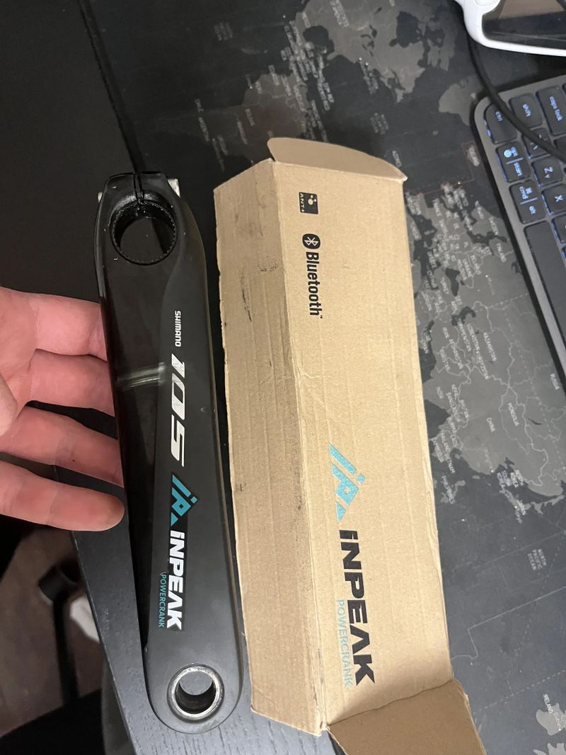 InPeak wattmeter na levé klice