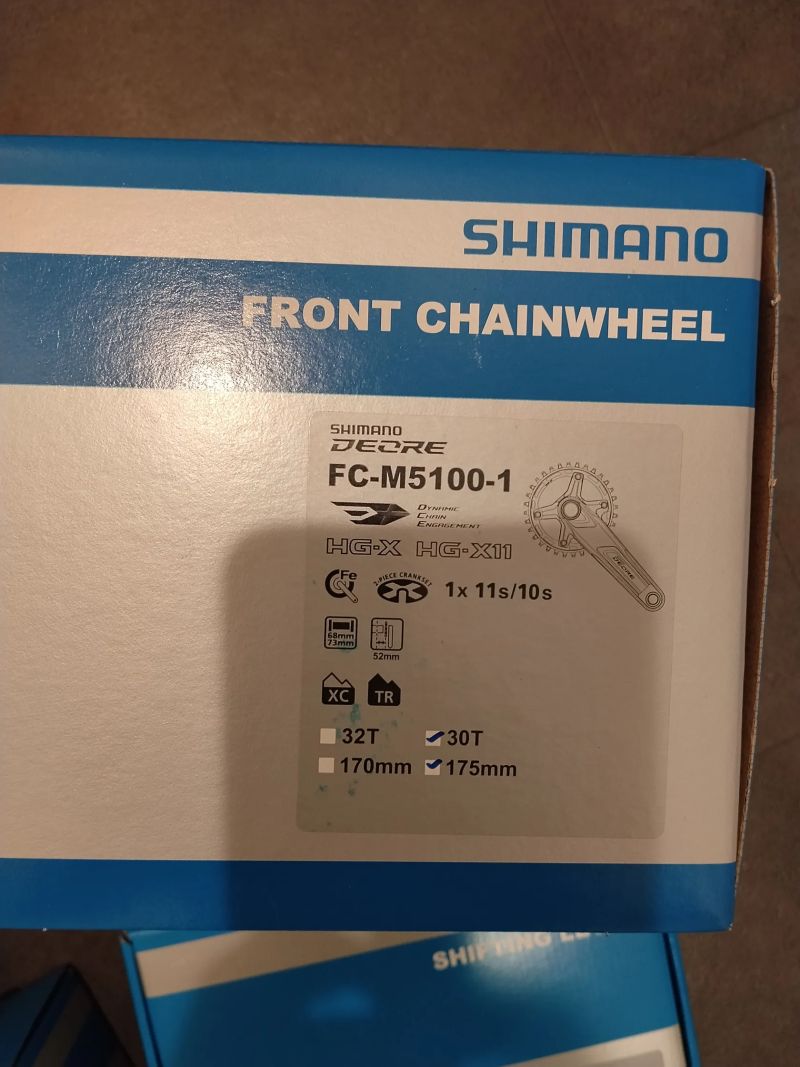 nova sada Shimano Deore 1x11 + packeta ZDARMA