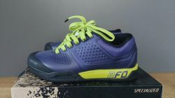 cyklistické MTB boty Specialized 2FO Flat - indigohyper gree vel.37 235mm