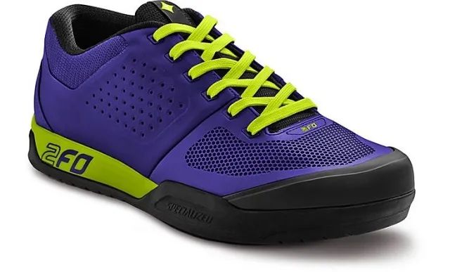 cyklistické MTB boty Specialized 2FO Flat - indigohyper gree vel.37 235mm