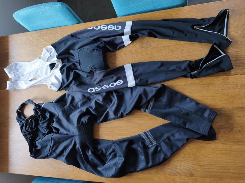 dlouhé kalhoty CRAFT C3 a ASSOS vel.XL 
