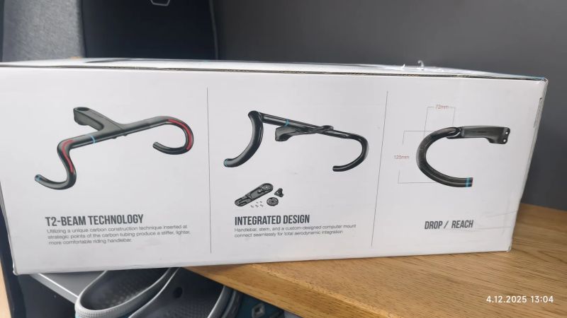 karbonová řidítka GIANT Contact SLR a EASTON EC70ax.