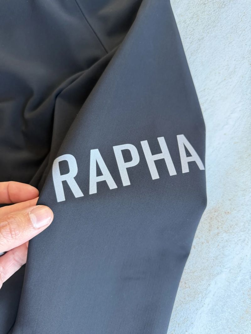 Pánská cyklistická bunda Rapha Men's Pro Team Shadow Winter Jacket - black/silver