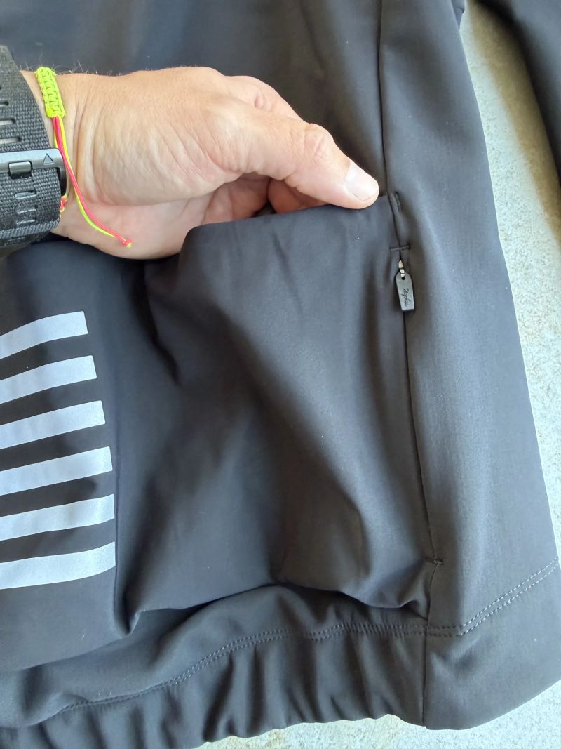 Pánská cyklistická bunda Rapha Men's Pro Team Shadow Winter Jacket - black/silver