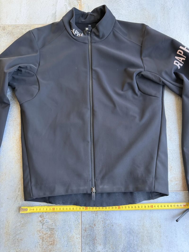 Pánská cyklistická bunda Rapha Men's Pro Team Shadow Winter Jacket - black/silver